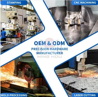 What machine is used to process metal stamping parts?